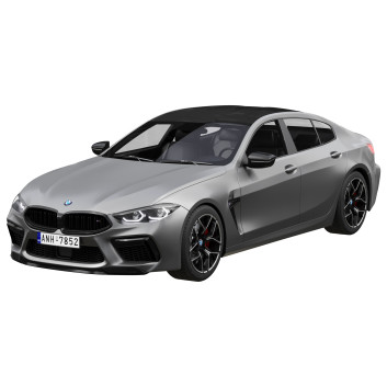 Автомобіль BMW M8 Gran Coupe 3D модель