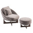 Armchair and Ottoman Minotti Lido - Billipro