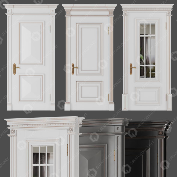 Portes Classic Apartment modèle 3D