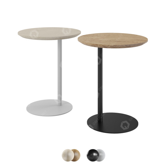 Stolik nocny Bolia Pillar model 3D