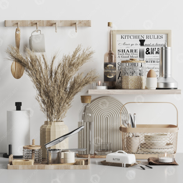 Dekor Kitchen Accessories 026 3D-Modell