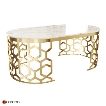 Журнальний столик  Homary Currs Glam 3D модель