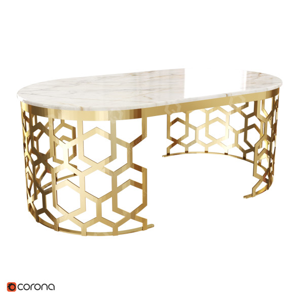 Kaffeetisch Homary Currs Glam 3D-Modell