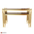 Table console Homary Modern Black Faux Marble - umrbek3d