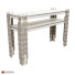 Table console Homary Modern Black Faux Marble - umrbek3d