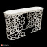 Console Table Homary White Oval Narrow Entryway - umrbek3d
