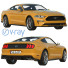 Auto Ford Mustang GT - zifir3d