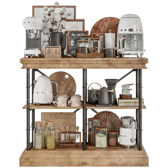 Кухонна техніка та декор Smeg Accessories 06 3D модель