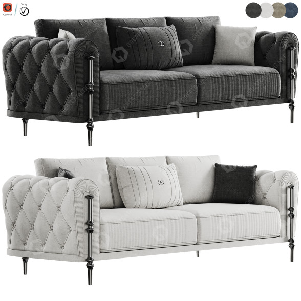 Sofa Elve Luxury Arven 3D-Modell