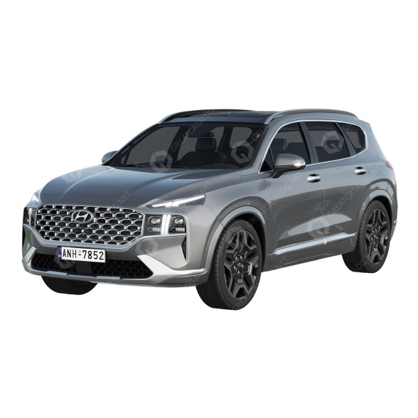 Coche Hyundai Santa Fe Modelo 3D