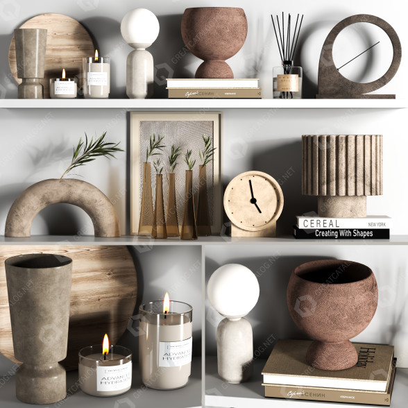 Декор Set 021 3D модель