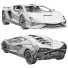 Car Lamborghini Sian FKP 37 - zifir3d