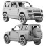 Voiture Land Rover Defender 90 - zifir3d