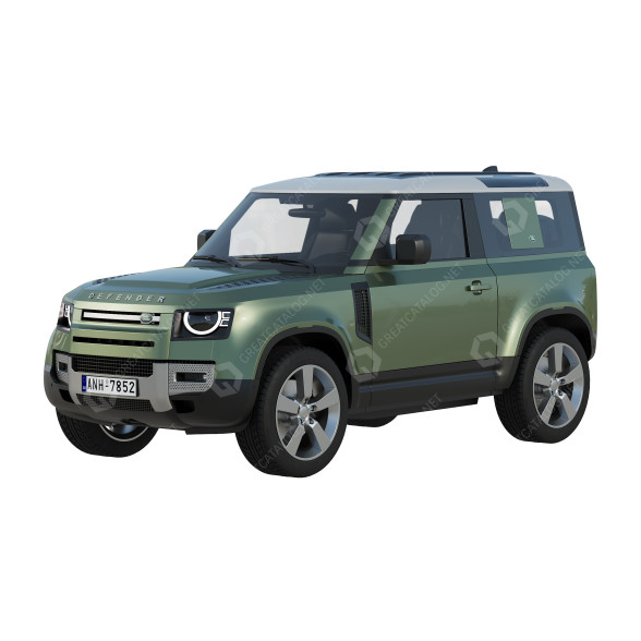 Voiture Land Rover Defender 90 modèle 3D