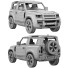 Coche Land Rover Defender 90 V8 - zifir3d