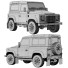 Автомобіль Land Rover Defender Works V8 - zifir3d
