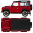 Автомобіль Land Rover Defender Works V8 - zifir3d