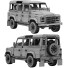 Автомобіль Land Rover Defender Works V8 4 Door - zifir3d