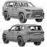 Voiture Lexus LX600 F Sport - zifir3d