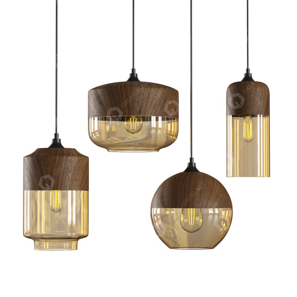 Pendelleuchten Glass 3D-Modell