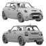 Auto BMW Mini Cooper JCW - zifir3d