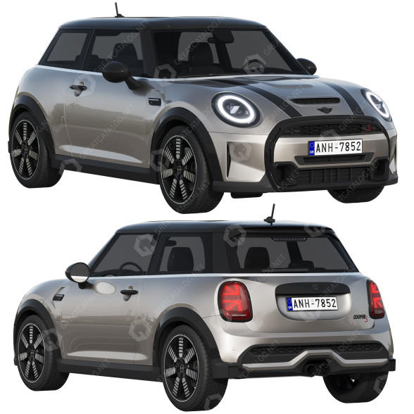 Auto BMW Mini Cooper S 3D-Modell