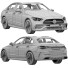 Samochód Mercedes-Benz C-Class 2022 - zifir3d