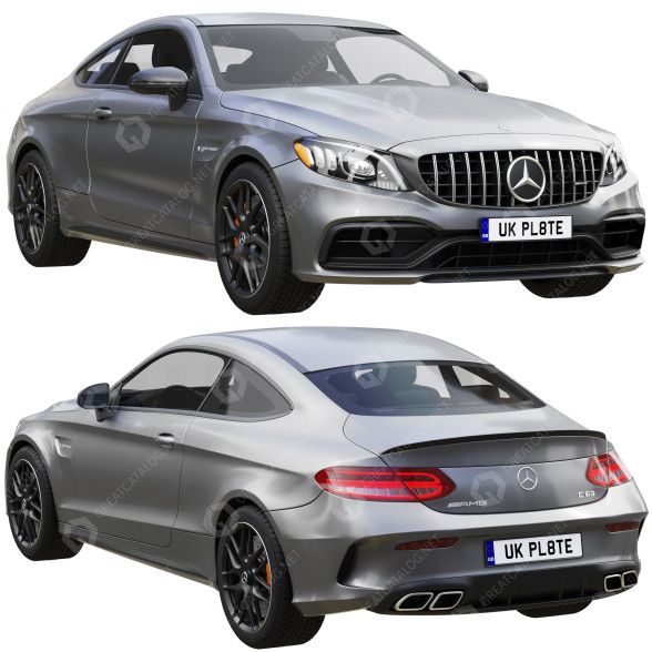 Auto Mercedes-Benz C63 Coupe 3D-Modell