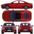 Samochód Mercedes-Benz CLA35 AMG - zifir3d