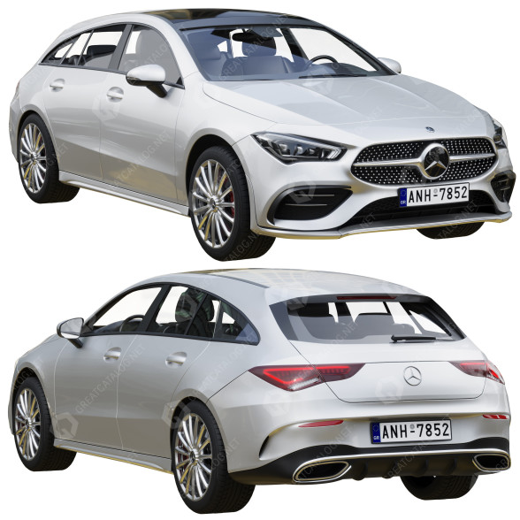 Samochód Mercedes-Benz CLA 250 Shooting Brake model 3D