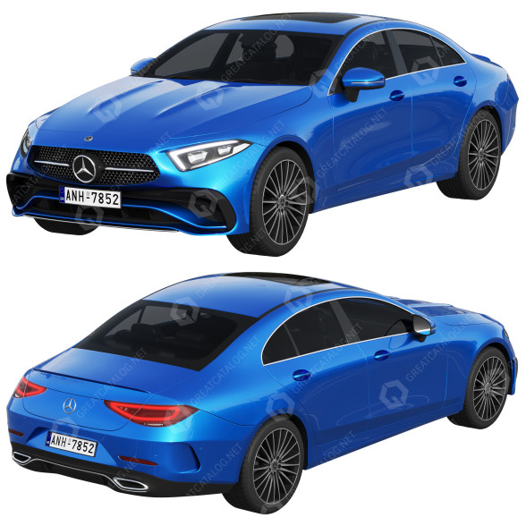 Auto Mercedes-Benz CLS 2022 3D-Modell