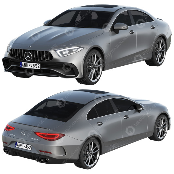 Auto Mercedes-Benz CLS AMG 2022 3D-Modell