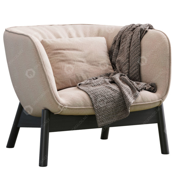 Fotel Wendelbo Vista model 3D
