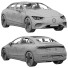 Auto Mercedes-Benz EQE - zifir3d