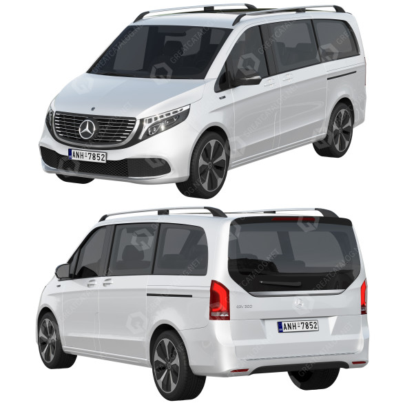 Car Mercedes-Benz EQV 3D model