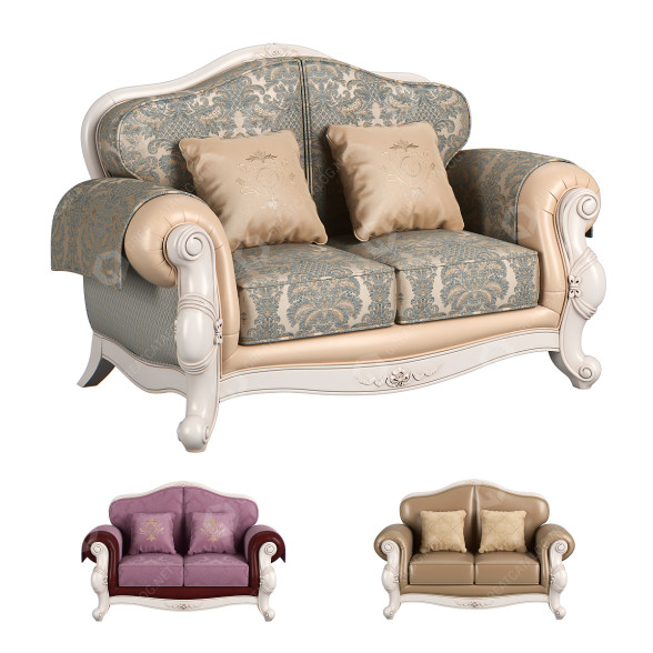 Sofa Carpenter C 2 Seats 230 3D model