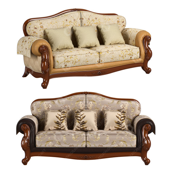 Диван Carpenter C 3 Seats 230-1 3D модель