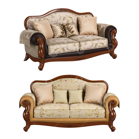 Диван Carpenter Seats 2 C 230-1 3D модель