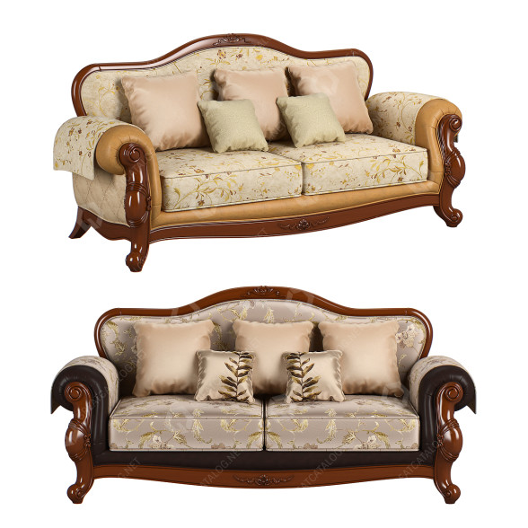 Canapé Carpenter Seats 3 C 230-1 modèle 3D
