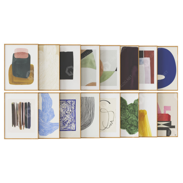 Картини Art Work Set 07 3D модель