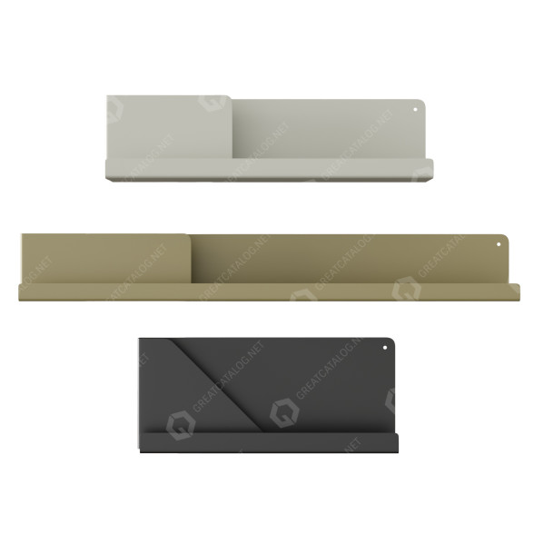 Полиці Muuto Folded 3D модель