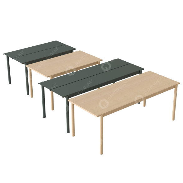 Tische Muuto Linear 3D-Modell