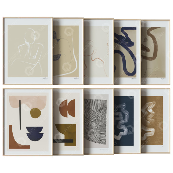 Картини Art Work Set 09 3D модель