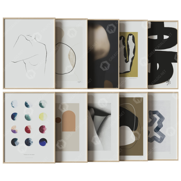 Картини Art Work Set 13 3D модель