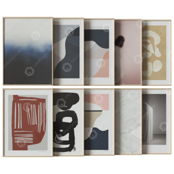 Картини Art Work Set 14 3D модель