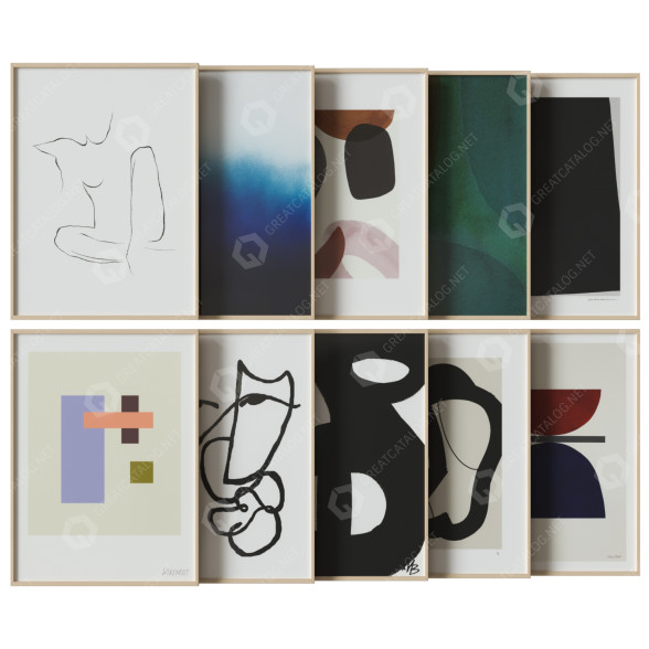 Картини Art Work Set 15 3D модель