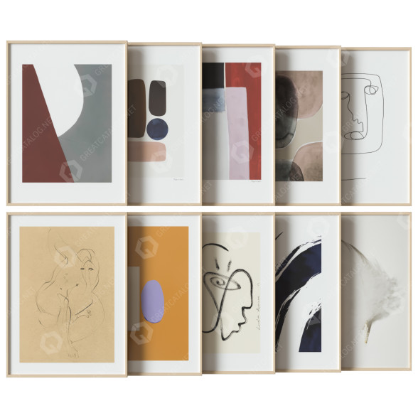 Картини Art Work Set 21 3D модель