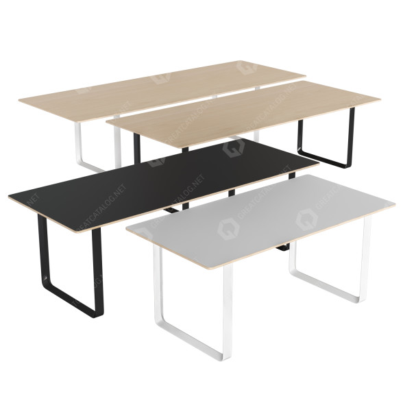 Столи Muuto 70/70 3D модель