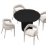 Table and Chairs CB2 Dining Set - QrisTina
