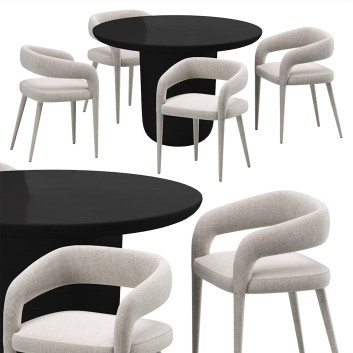 Стіл та стільці CB2 Dining Set